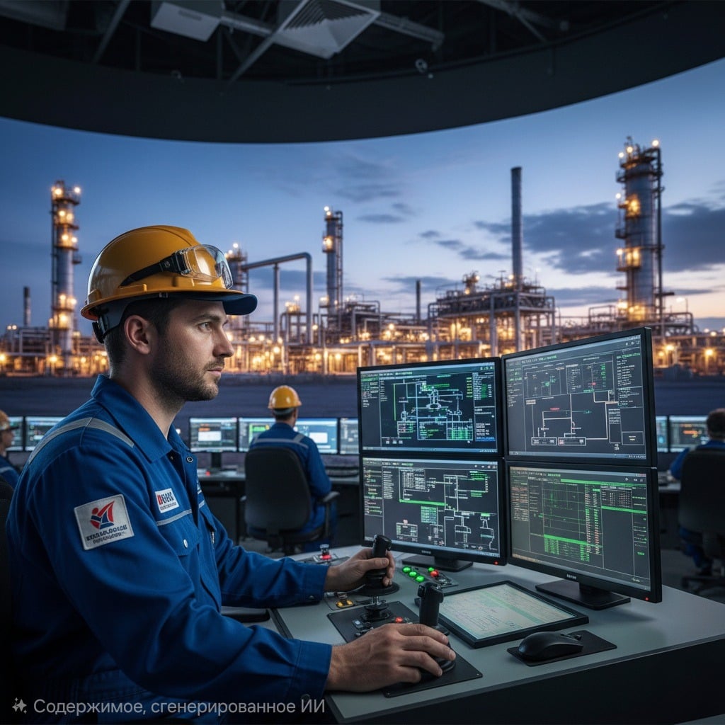 Оператор технологических установок в диспетчерской