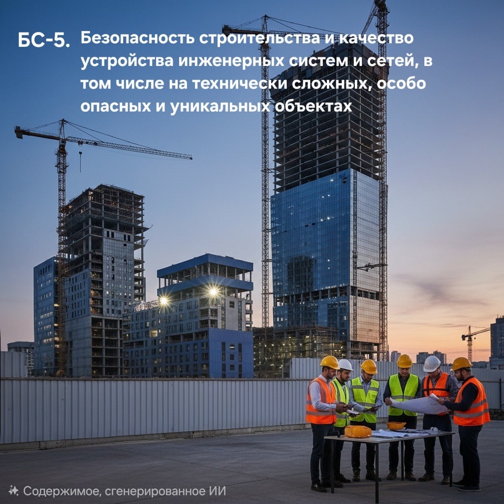 БС-5: Безопасность строительства и инженерные системы.