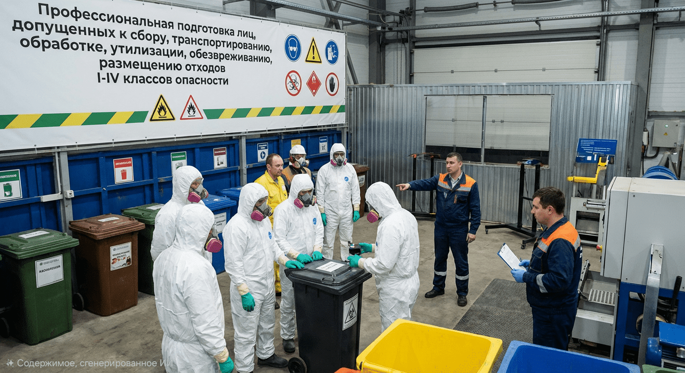 Профессиональная подготовка по отходам 1-4 класса в Иркутске